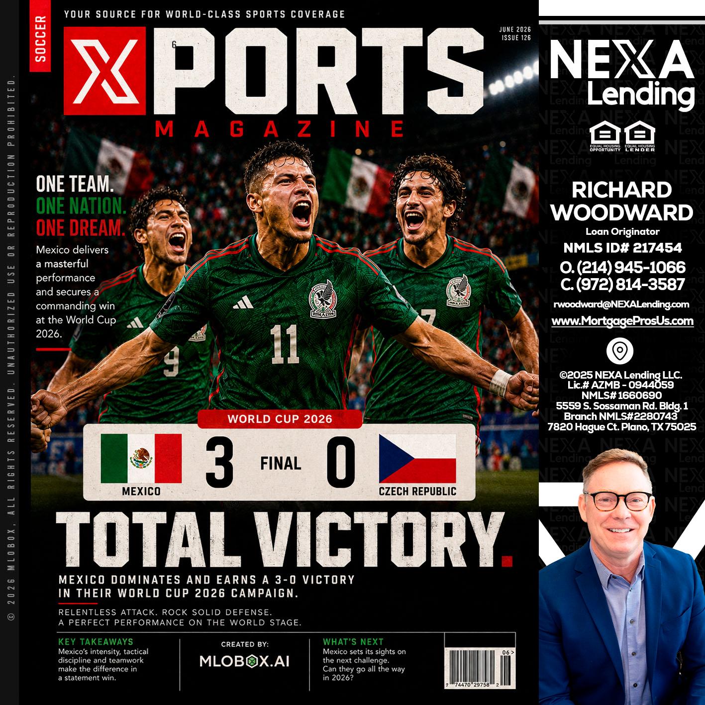 World Cup 2026 MEX 1-0 CZECH - Richard Woodward -Branch Manager