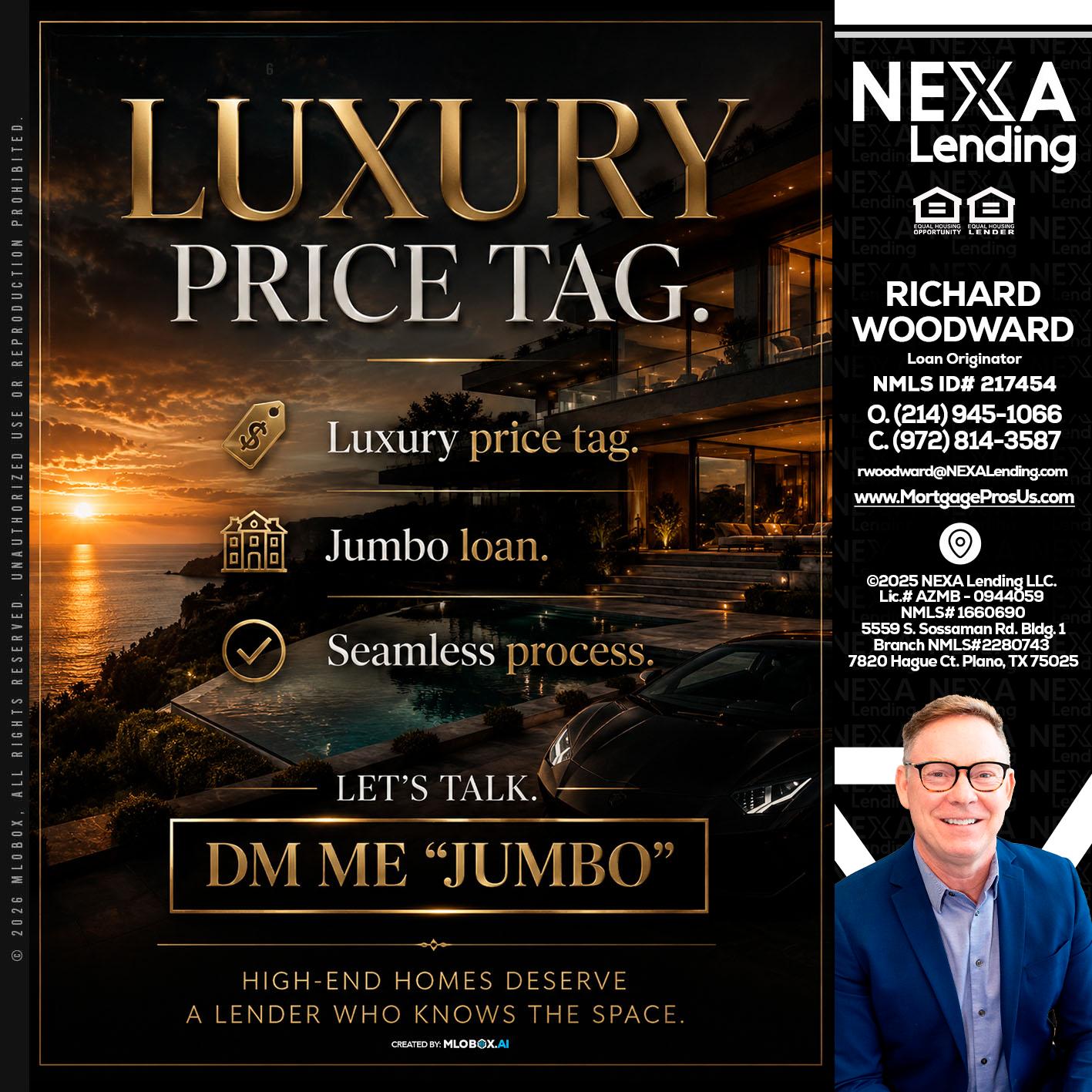 LUXURY PRICE - Richard Woodward -Branch Manager