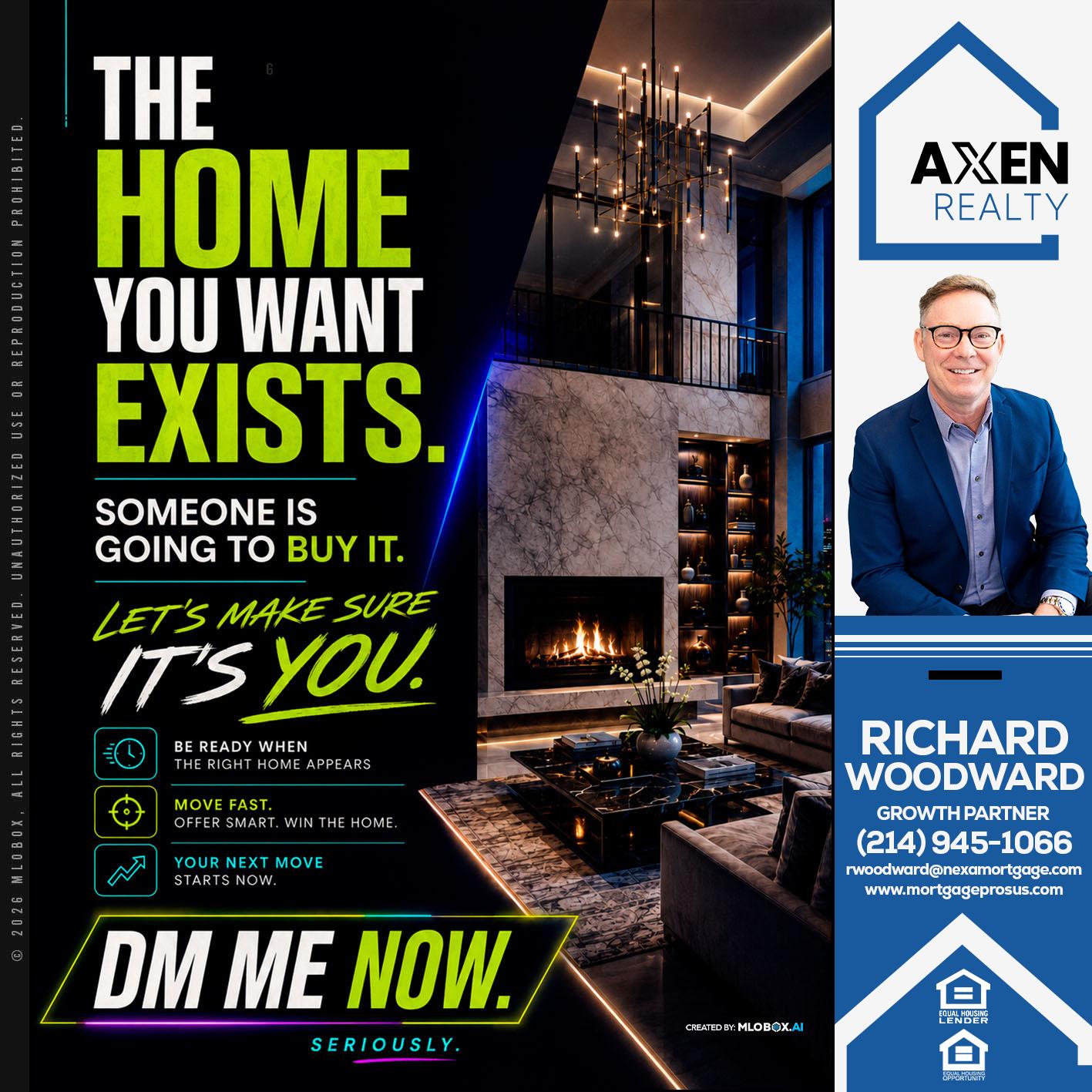 THE HOME YOU WANT - Richard Woodward -Branch Manager