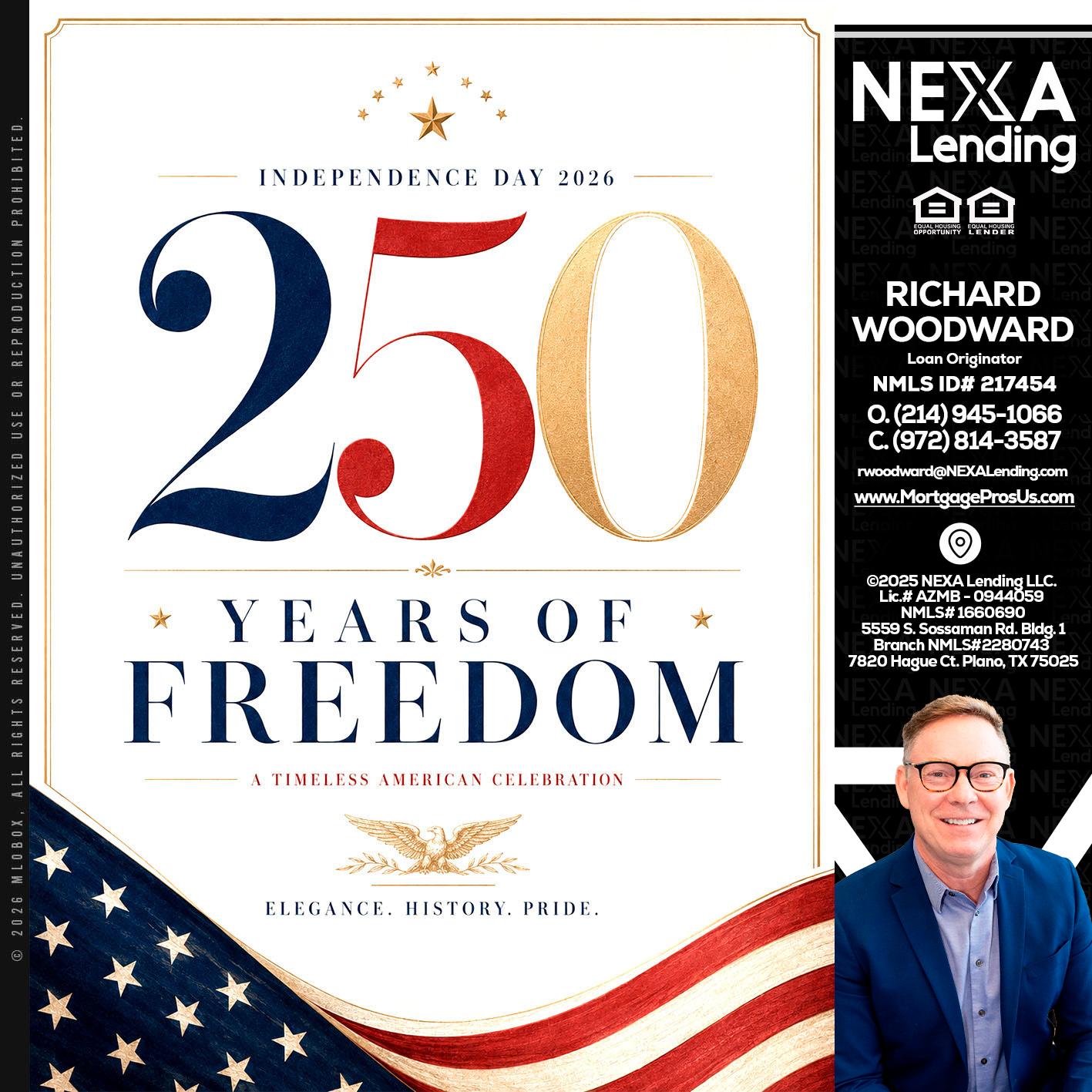 250 YEARS - Richard Woodward -Branch Manager
