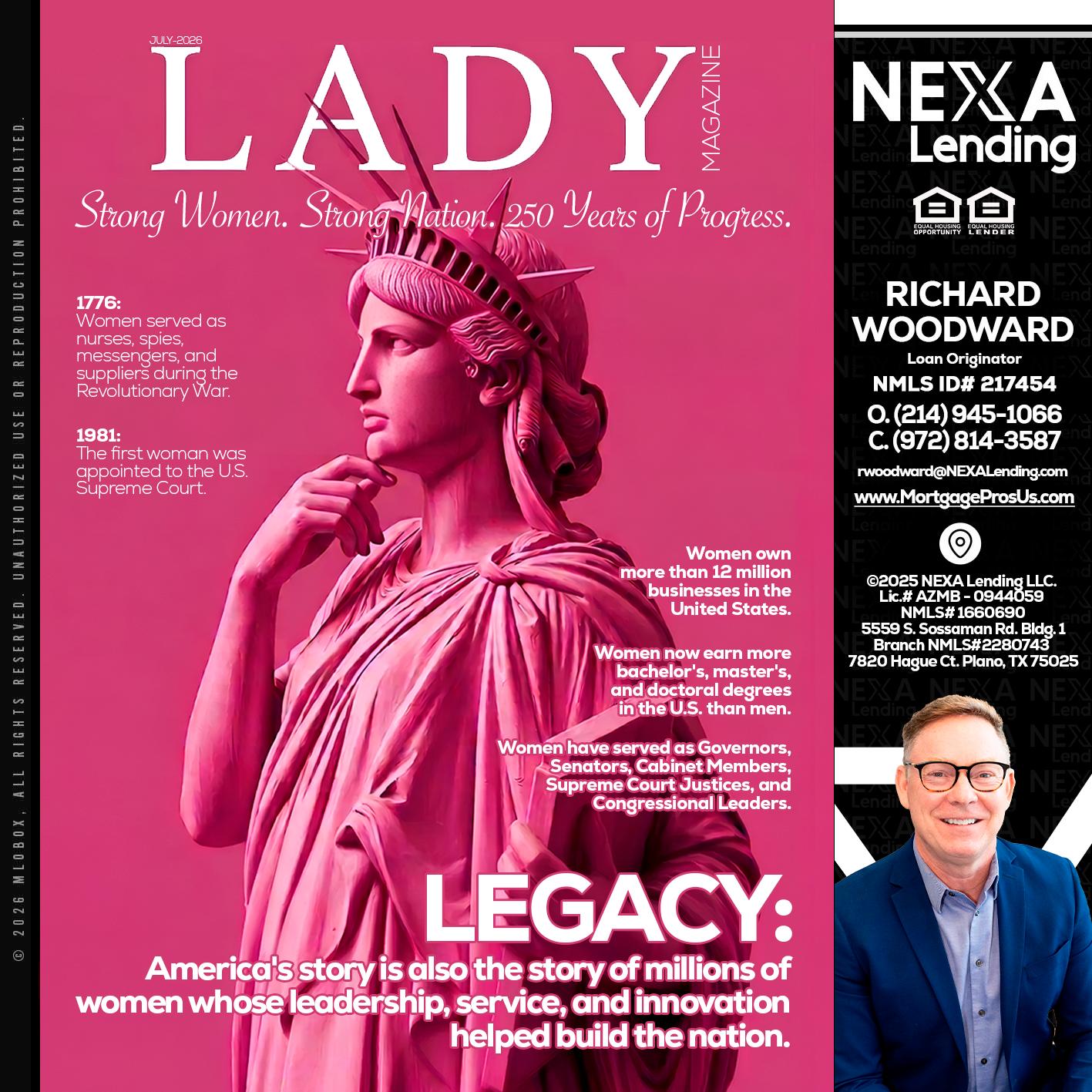LADY LIBERTY! - Richard Woodward -Branch Manager