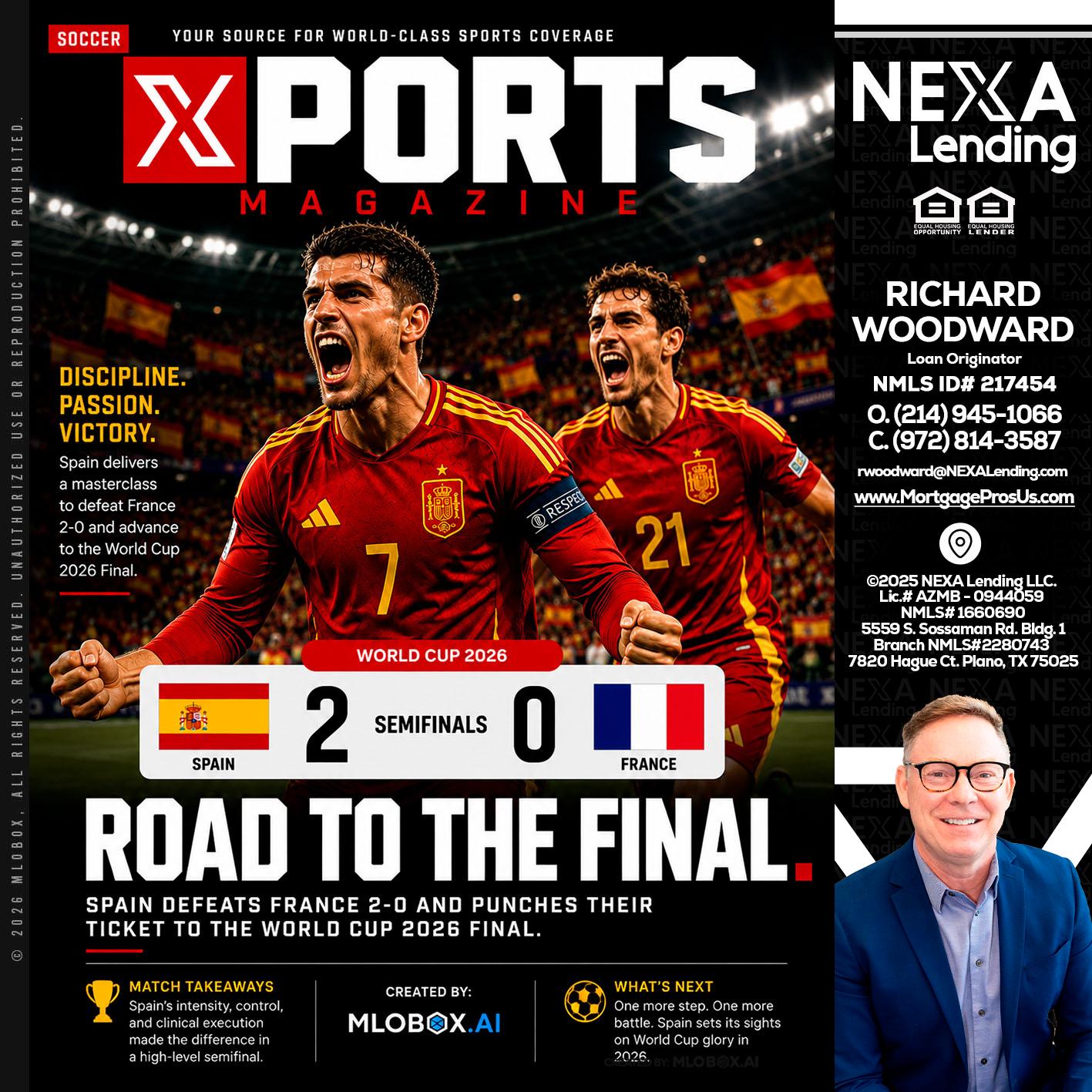 XPORTS WORLD CUP 2026 - Richard Woodward -Branch Manager