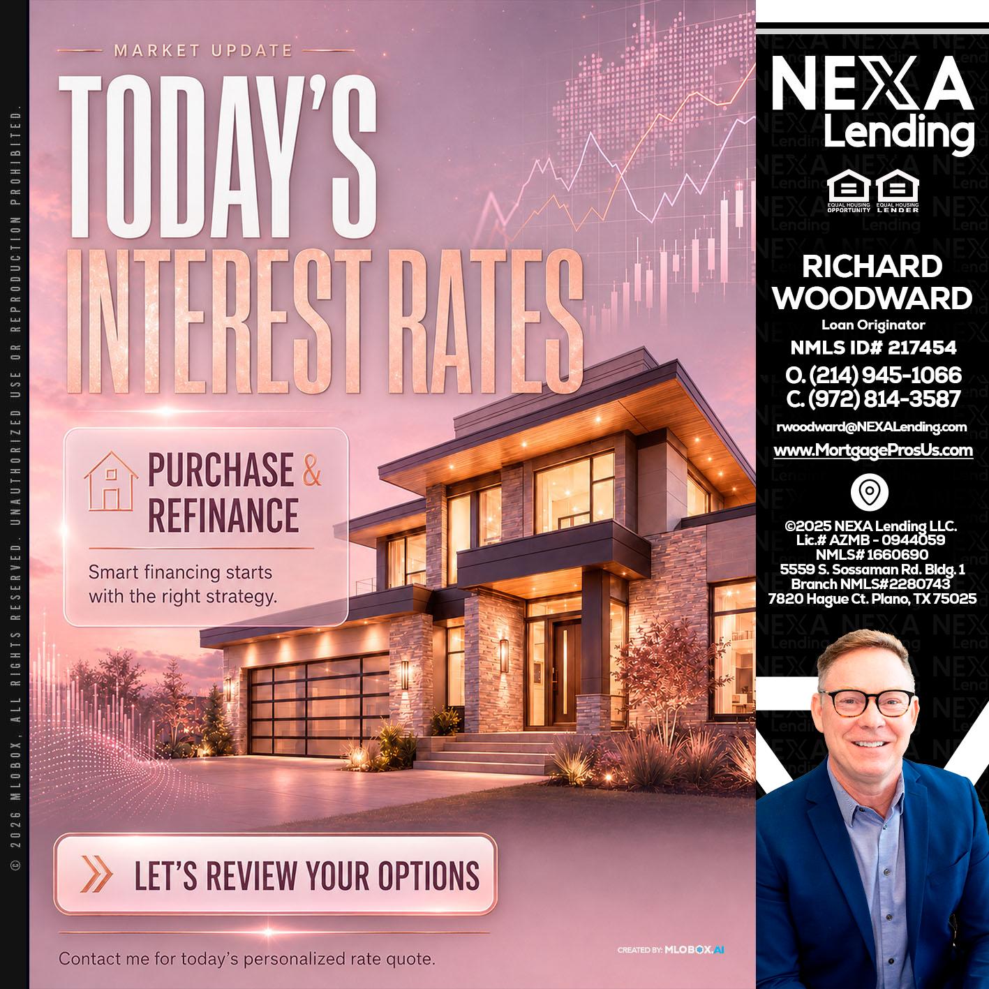 todays interest rates - Richard Woodward -Branch Manager