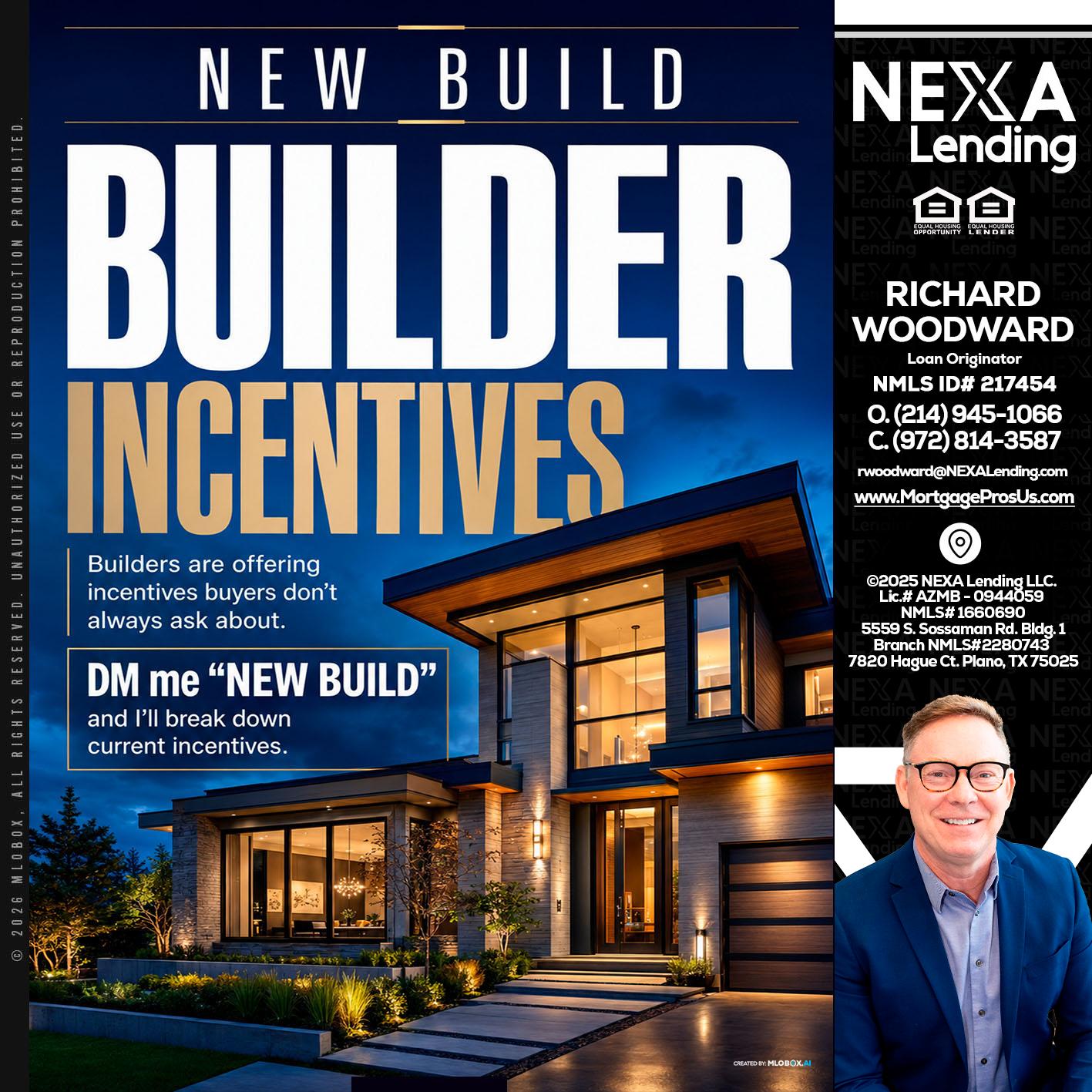NEW BUILDER - Richard Woodward -Branch Manager