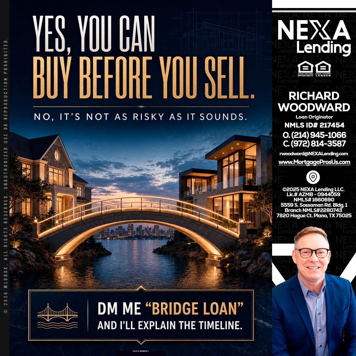 YES, YOU CAN - Richard Woodward -Branch Manager