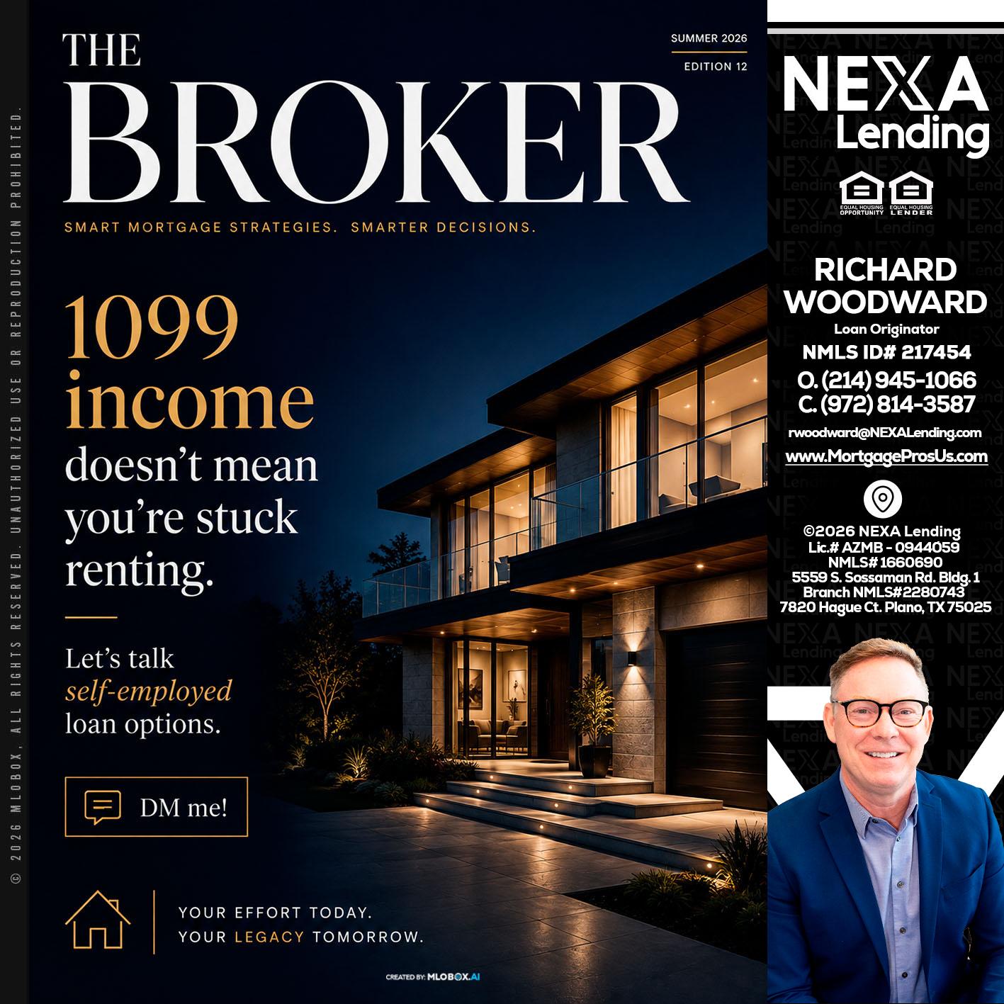 THE BROKER - Richard Woodward -Branch Manager