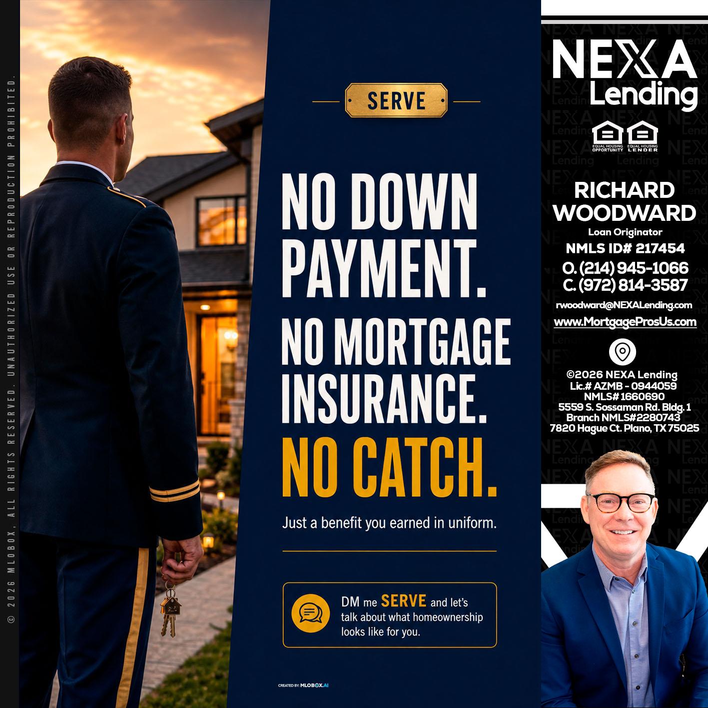 NO DOWN PAYMENT - Richard Woodward -Branch Manager