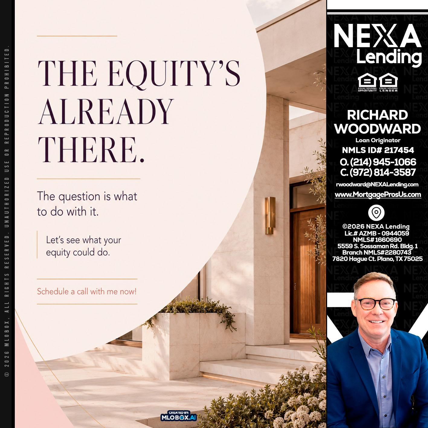 THE EQUITY'S - Richard Woodward -Branch Manager