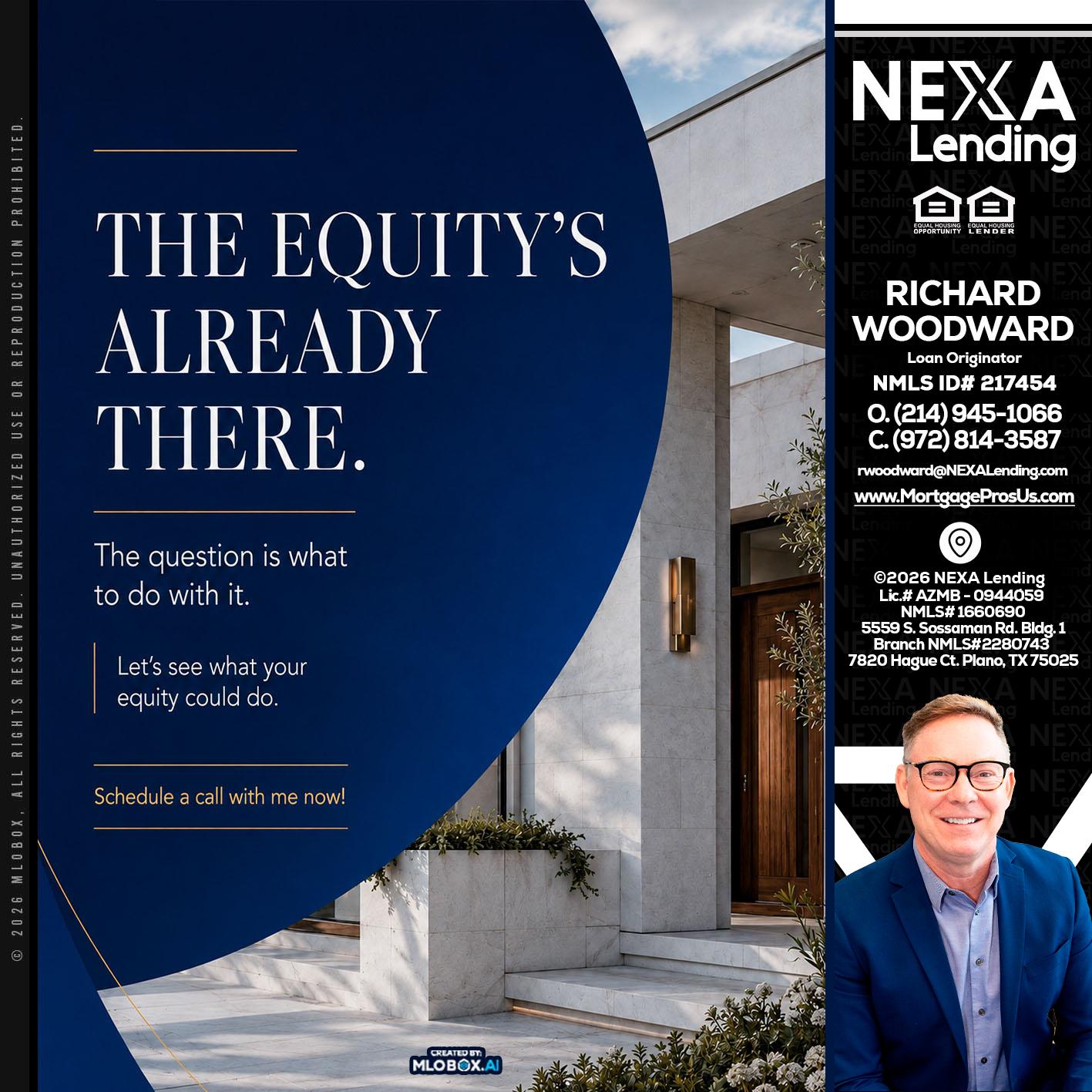 the equity's - Richard Woodward -Branch Manager