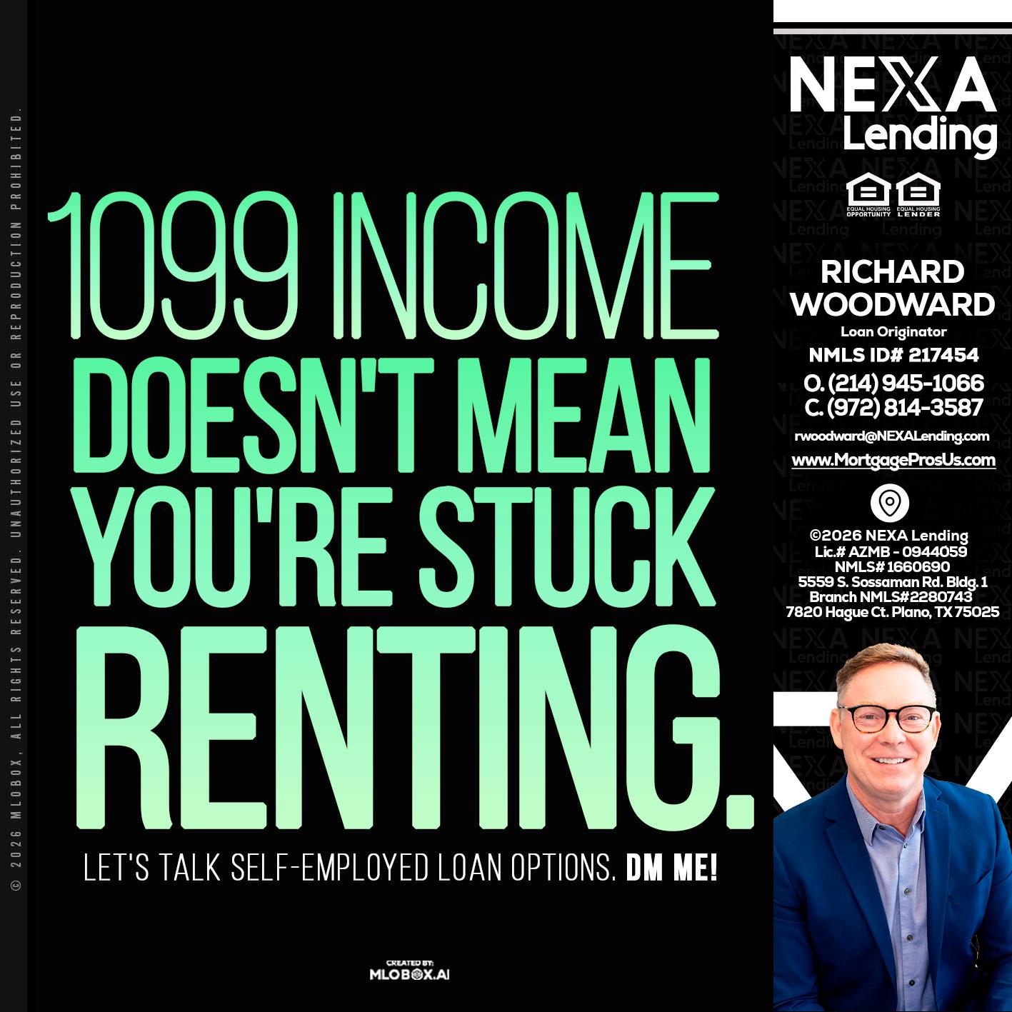 1099 income - Richard Woodward -Branch Manager