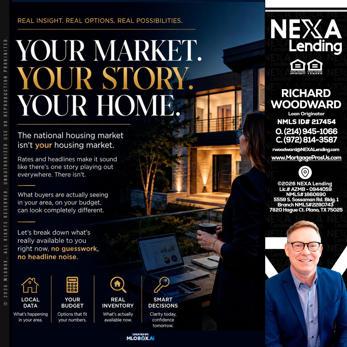 your market - Richard Woodward -Branch Manager