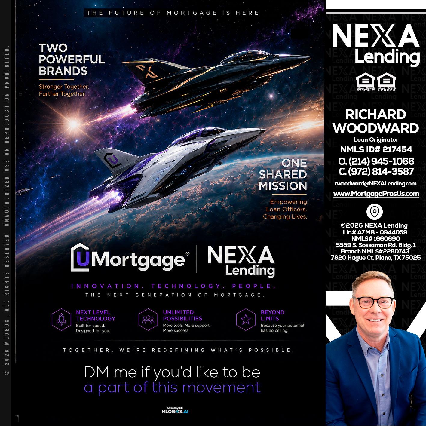 U Mortgage + NEXA lending - Richard Woodward -Branch Manager