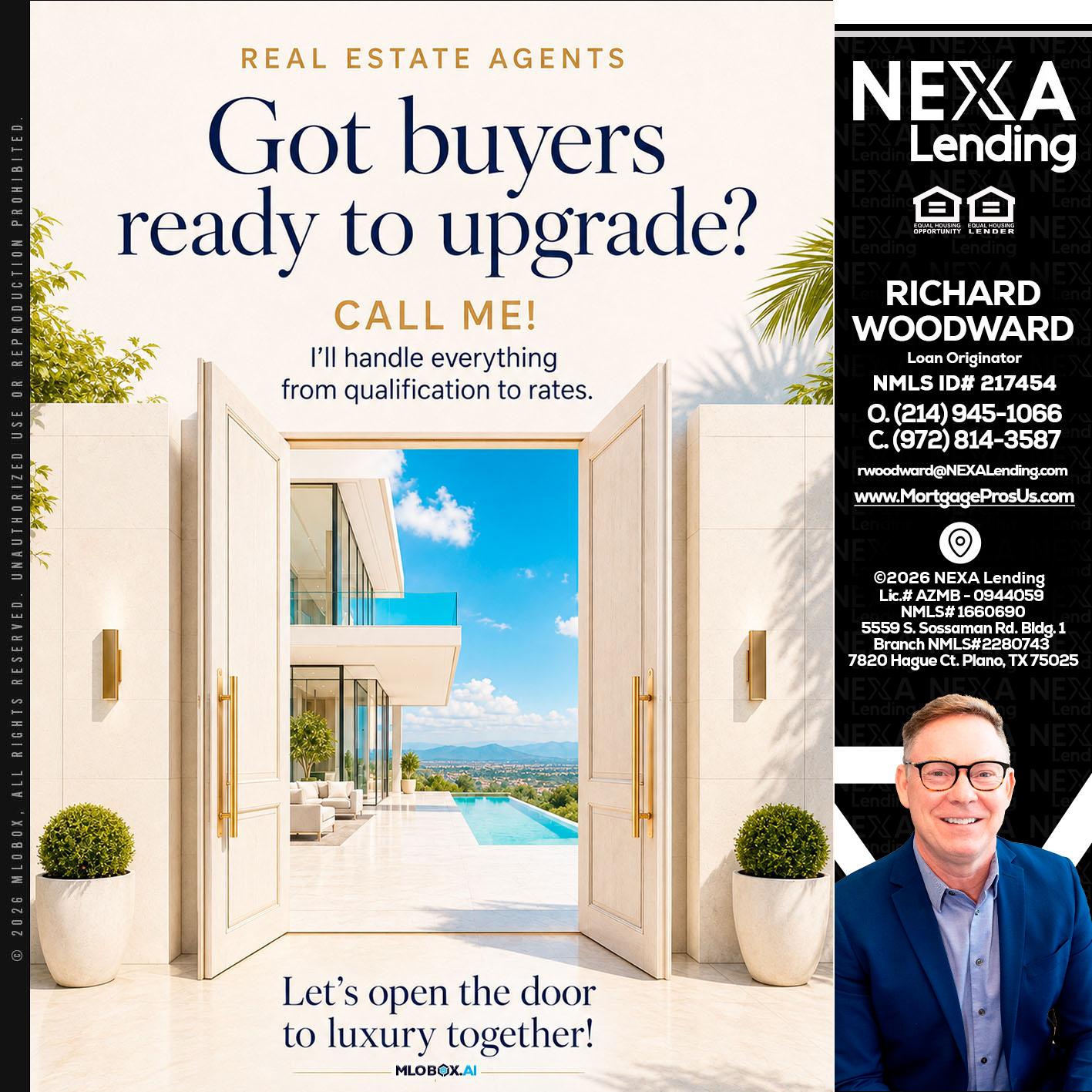 got buyers? - Richard Woodward -Branch Manager