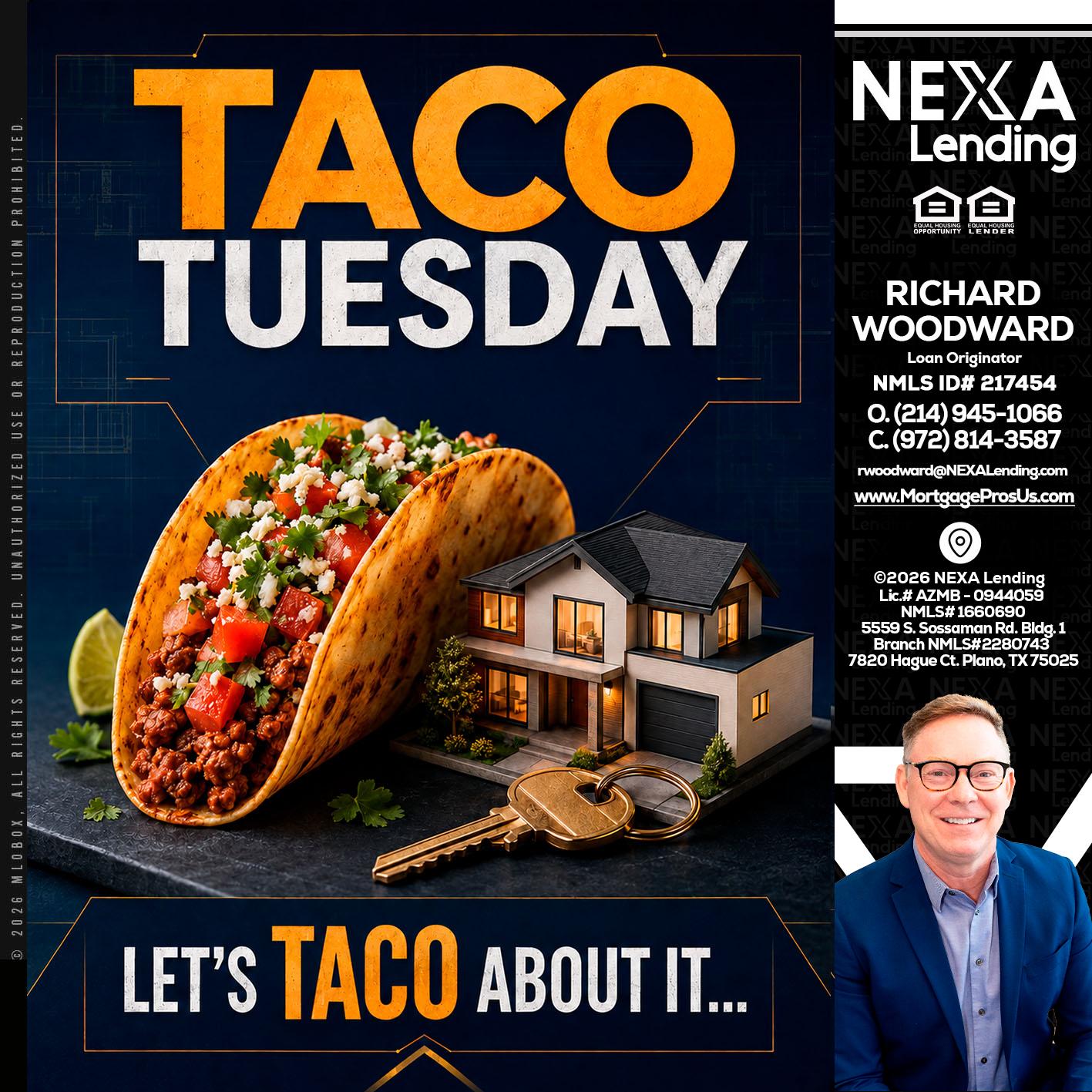 TACO TUESDAY - Richard Woodward -Branch Manager