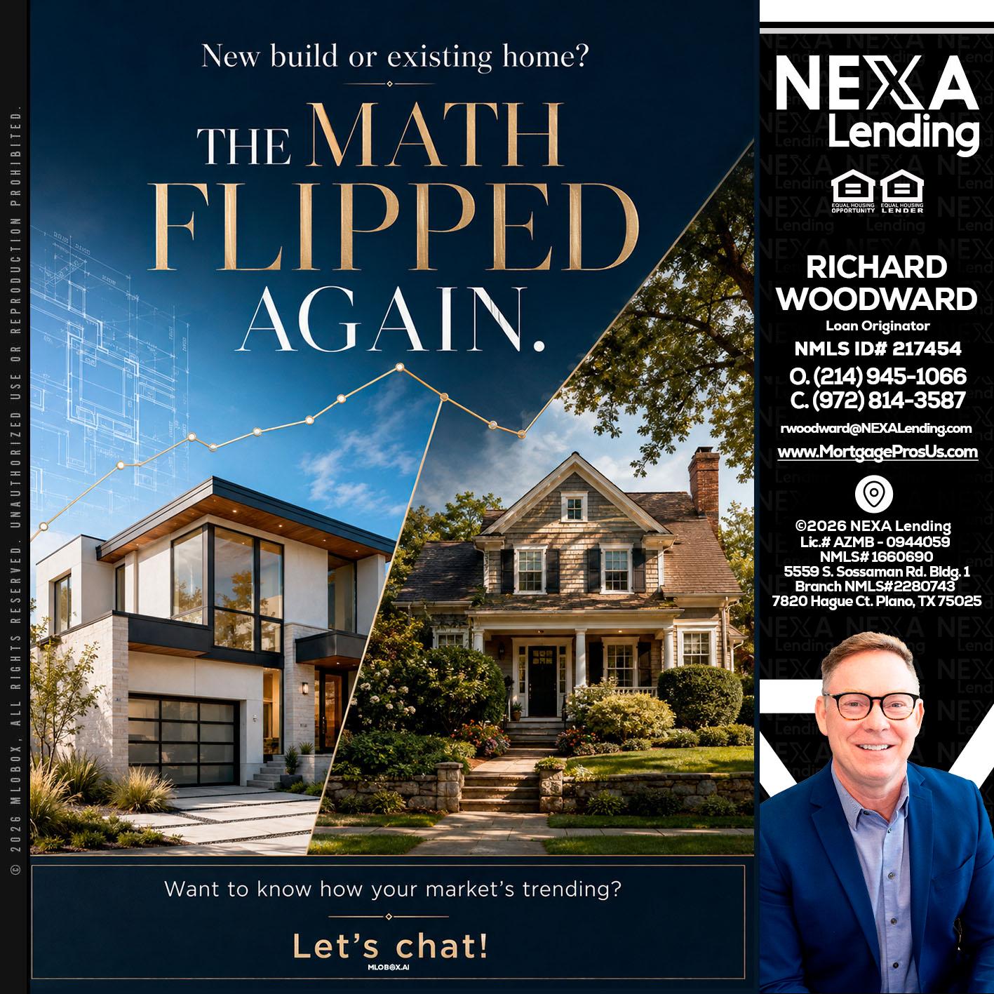 THE MATH FLIPED - Richard Woodward -Branch Manager