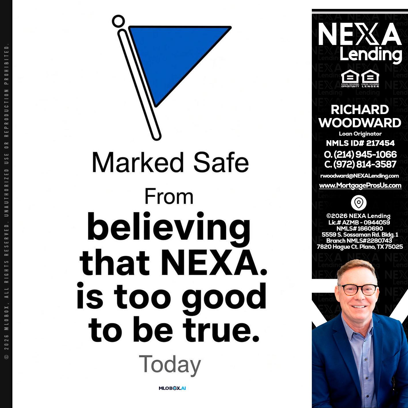 MARKED SAFE - Richard Woodward -Branch Manager