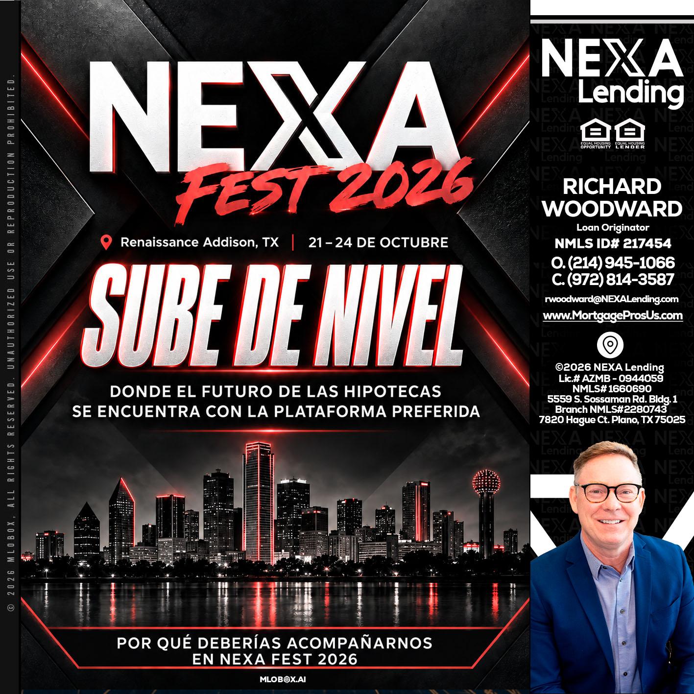 NEXA fest 2026 - Richard Woodward -Branch Manager
